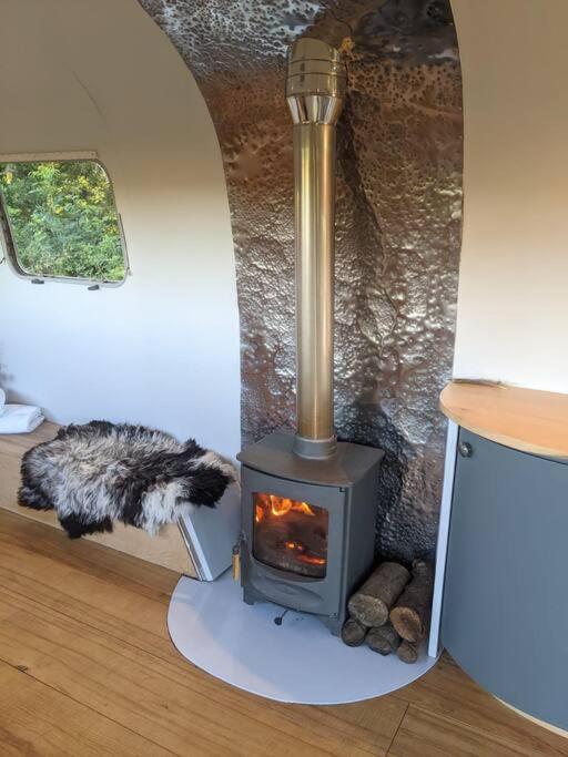 Airstream, Vintage American Caravan & Hottub แอชเบอร์ตัน ภายนอก รูปภาพ