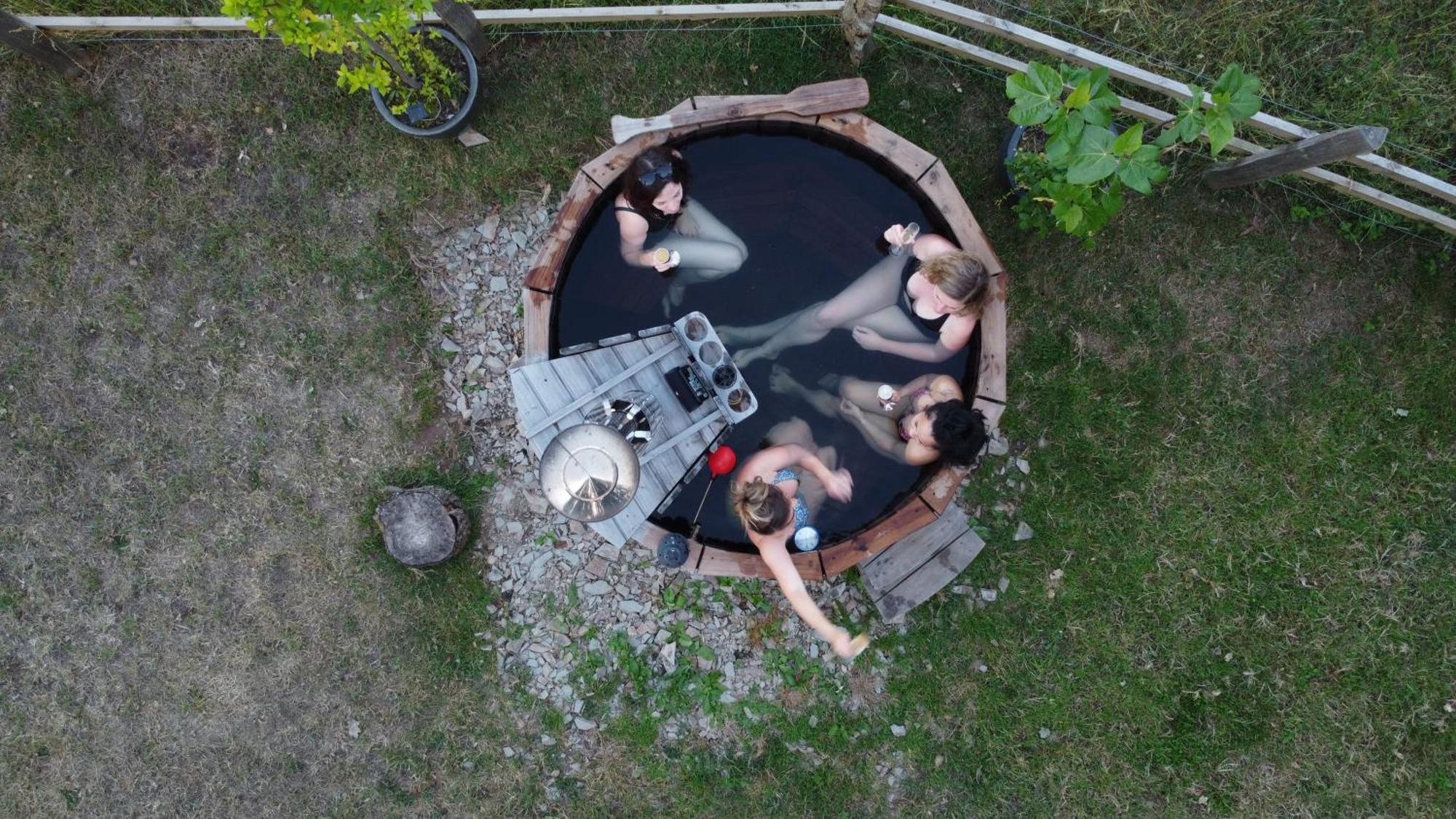Airstream, Vintage American Caravan & Hottub แอชเบอร์ตัน ภายนอก รูปภาพ